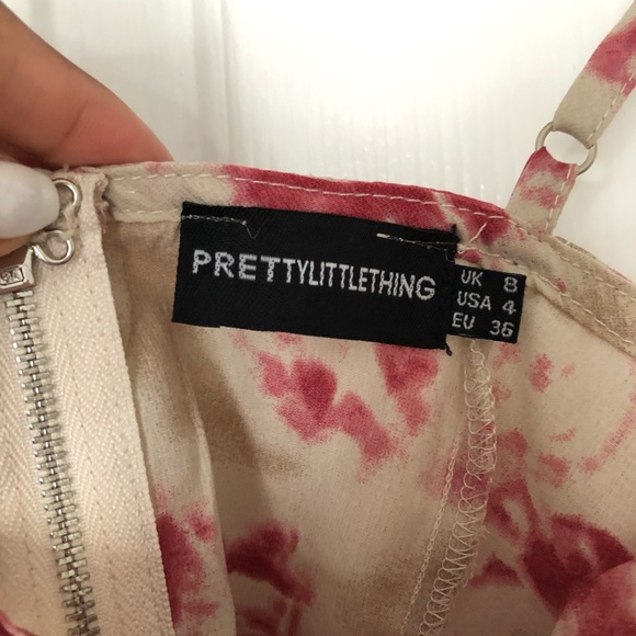 PrettyLittleThing Pink Tie Dye 2-Piece Set - Picture 5 of 6